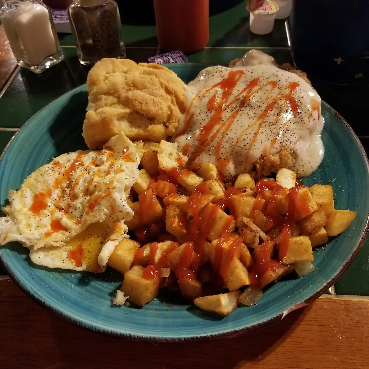 Chicken Fried Steak and Eggs