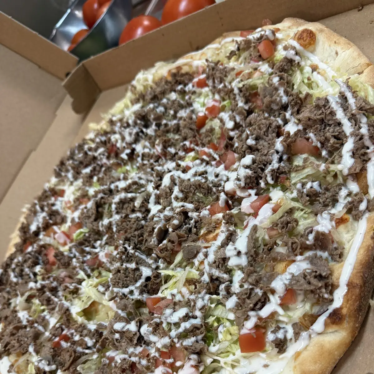 Cheesesteak Pizza