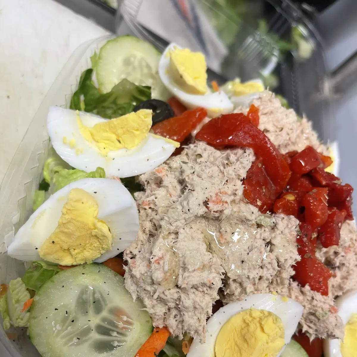 Tuna over Garden Salad
