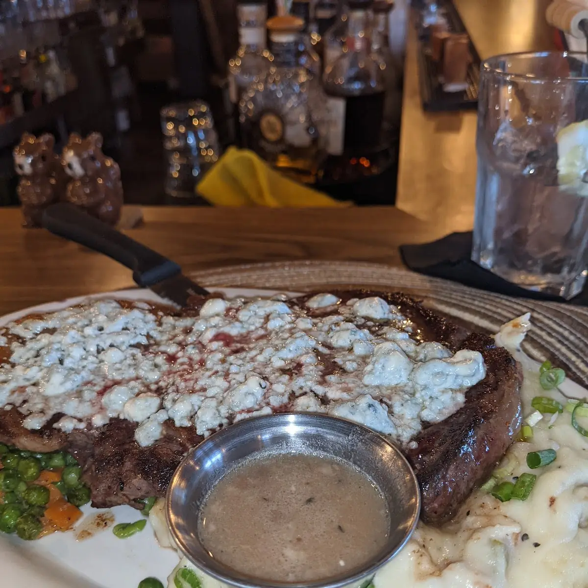 Ribeye Steak and Blue Cheese