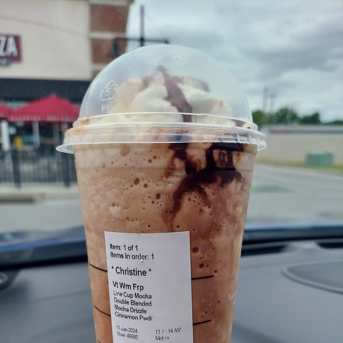 White Chocolate Mocha Frappuccino Blended Beverage