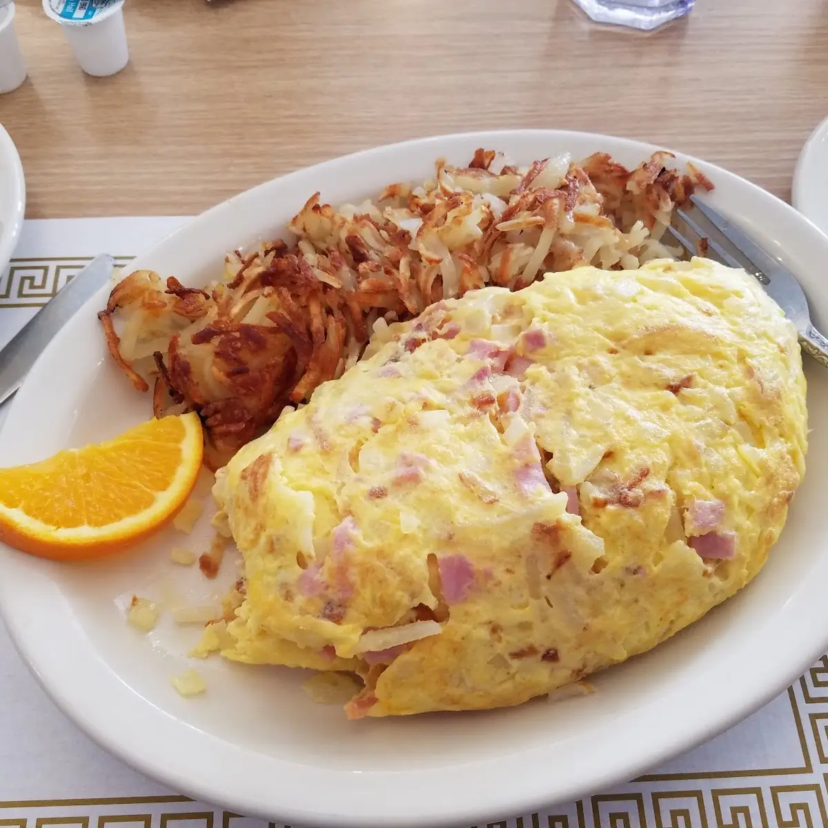 Sausage and Cheese Omelette