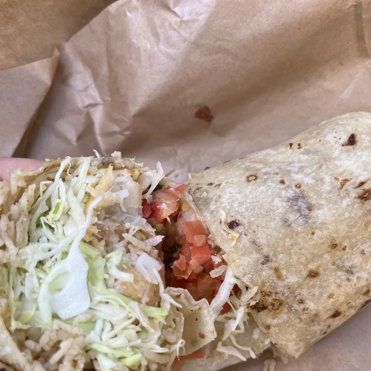 Fish Burrito, Tacofino White Rock