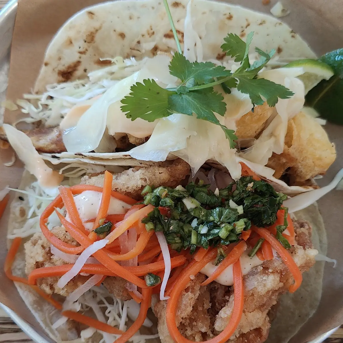 Grilled Chicken Taco, Tacofino White Rock