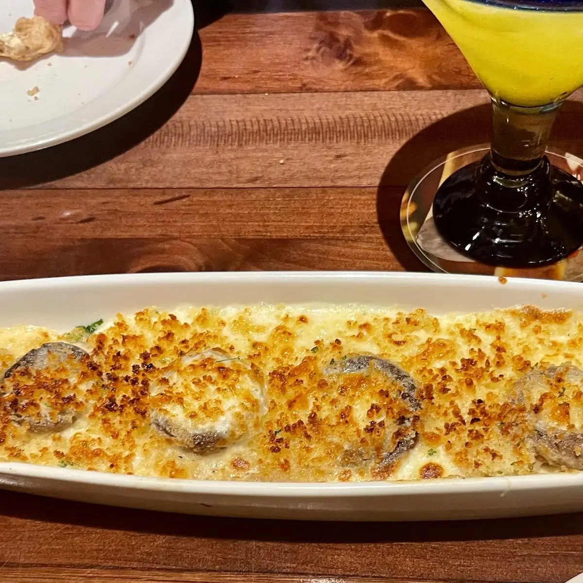 White Cheddar Stuffed Mushrooms