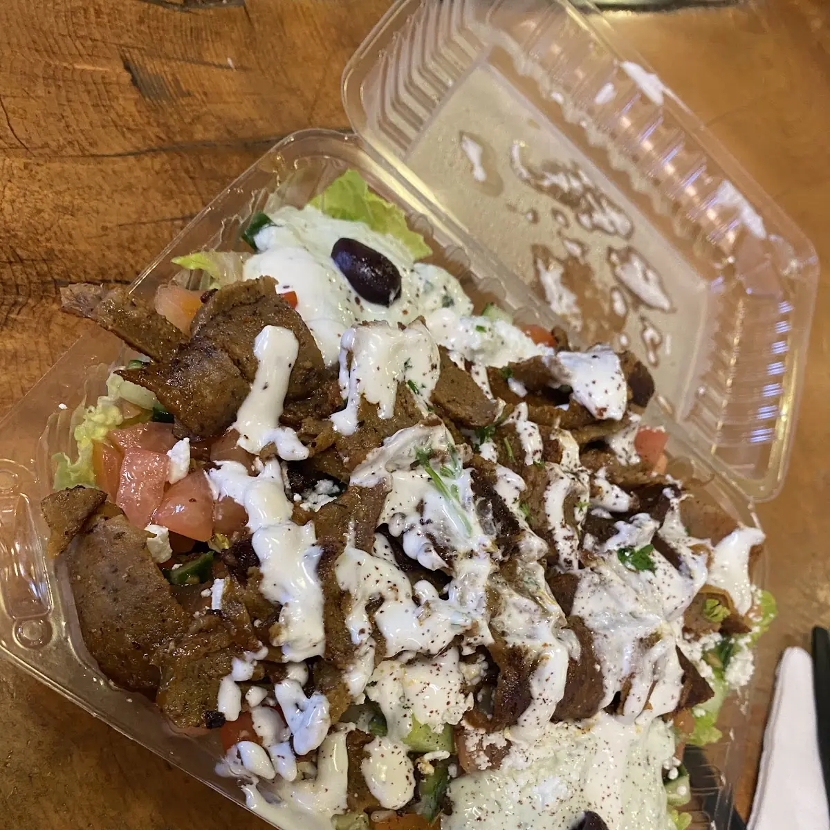 Lamb Gyro Greek Salad