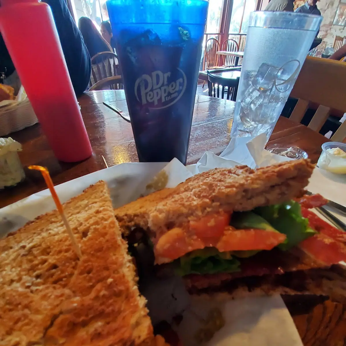 blt Sandwich with Potato Salad