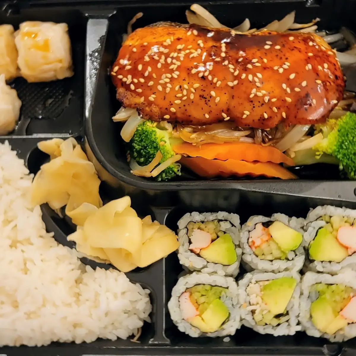 Salmon Teriyaki Bento Box