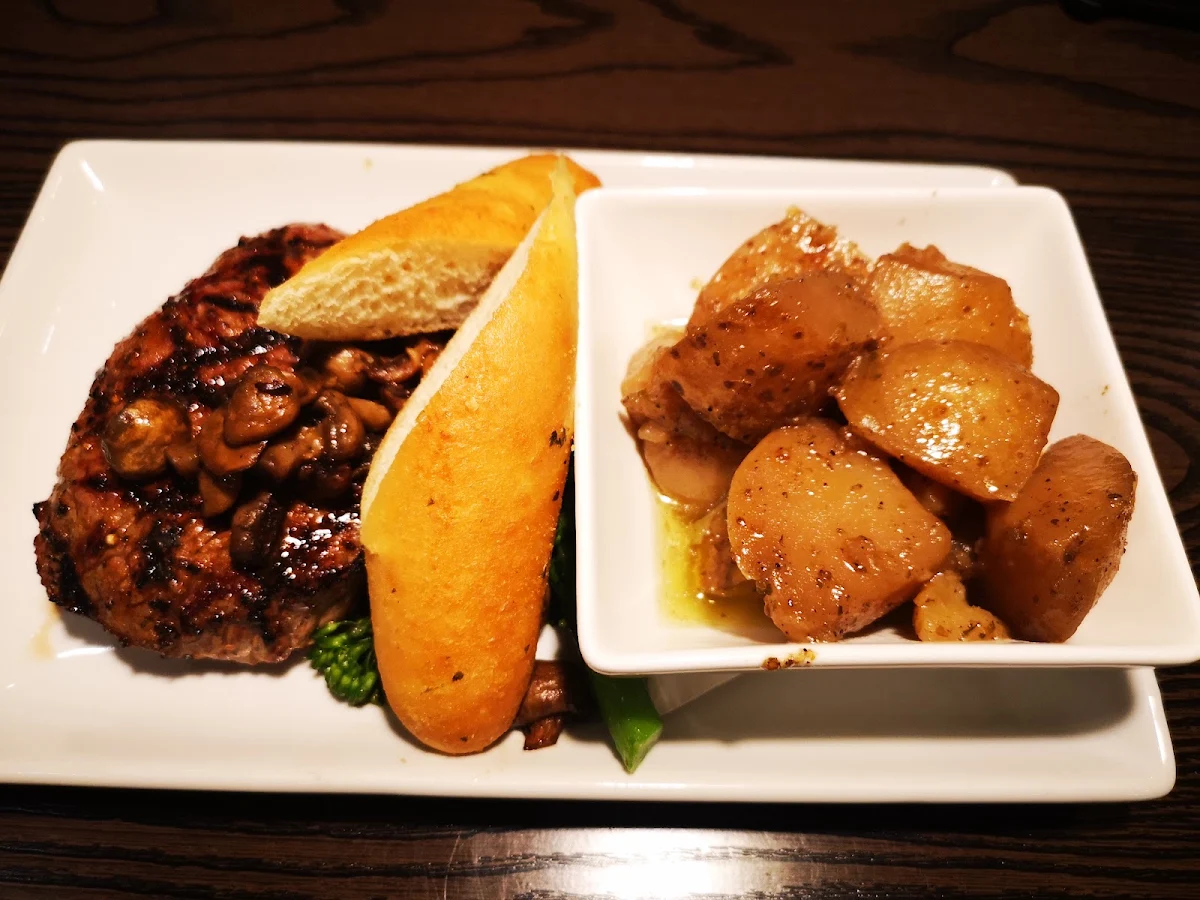 Sirloin Steak and Lemon Potatoes