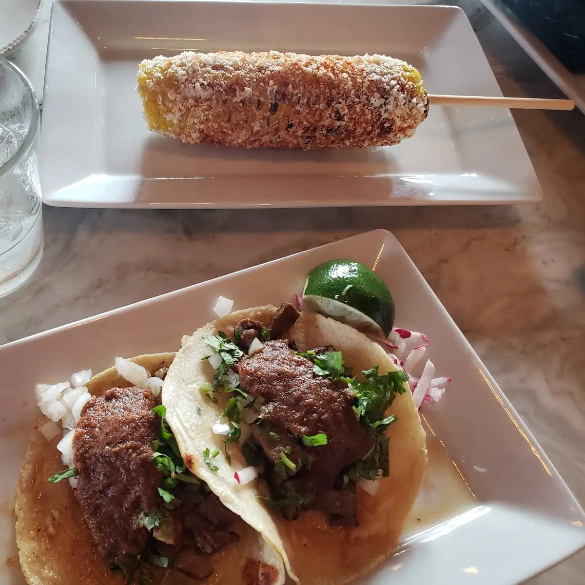Birria Burrito w Esquites