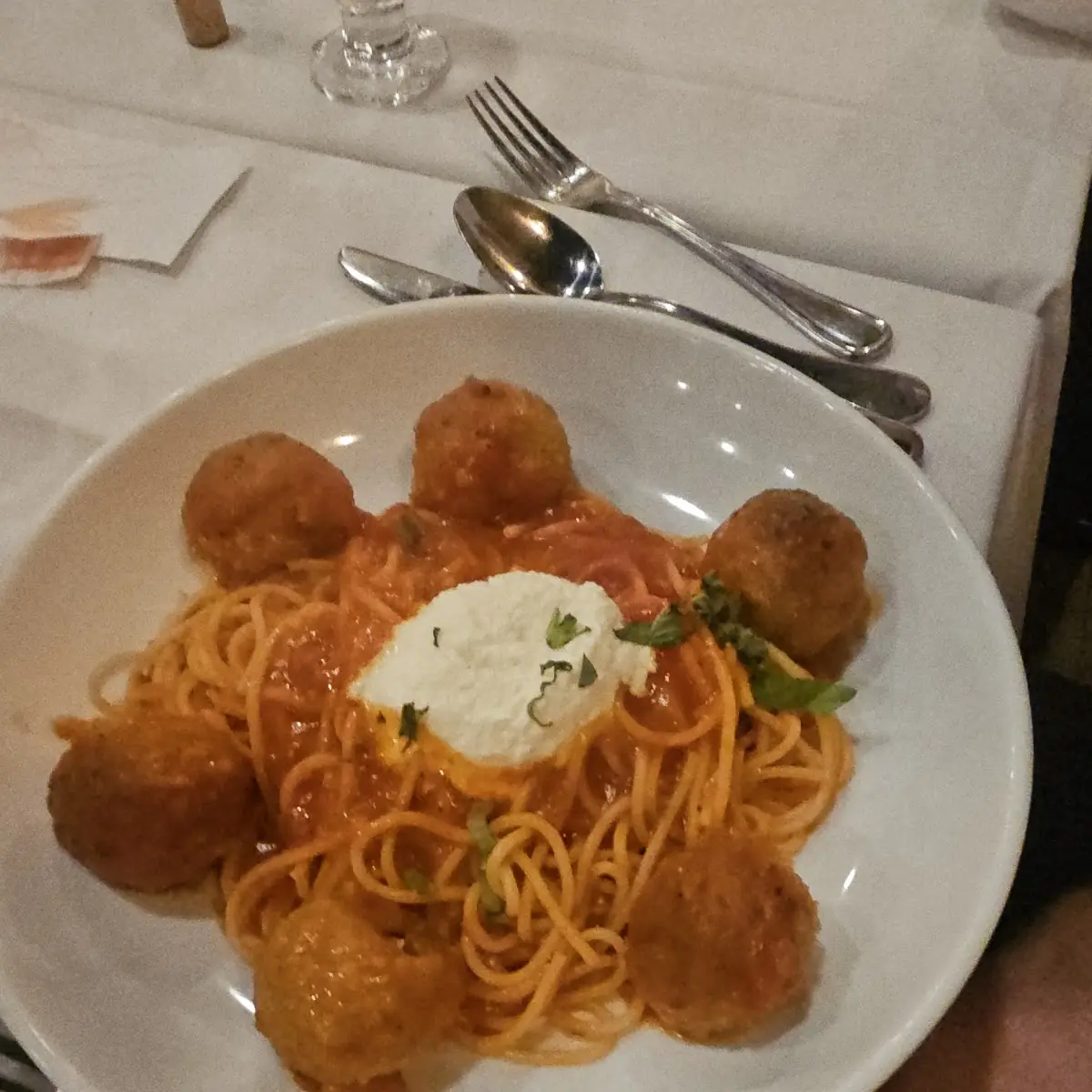 Spaghetti Meatballs