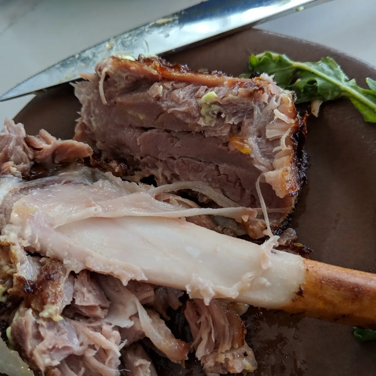 Sorghum Mustard Glazed Pork Shank