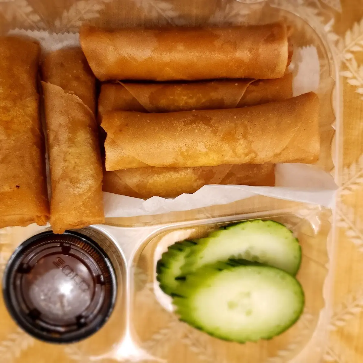 Special Thai Tea & Spring Roll