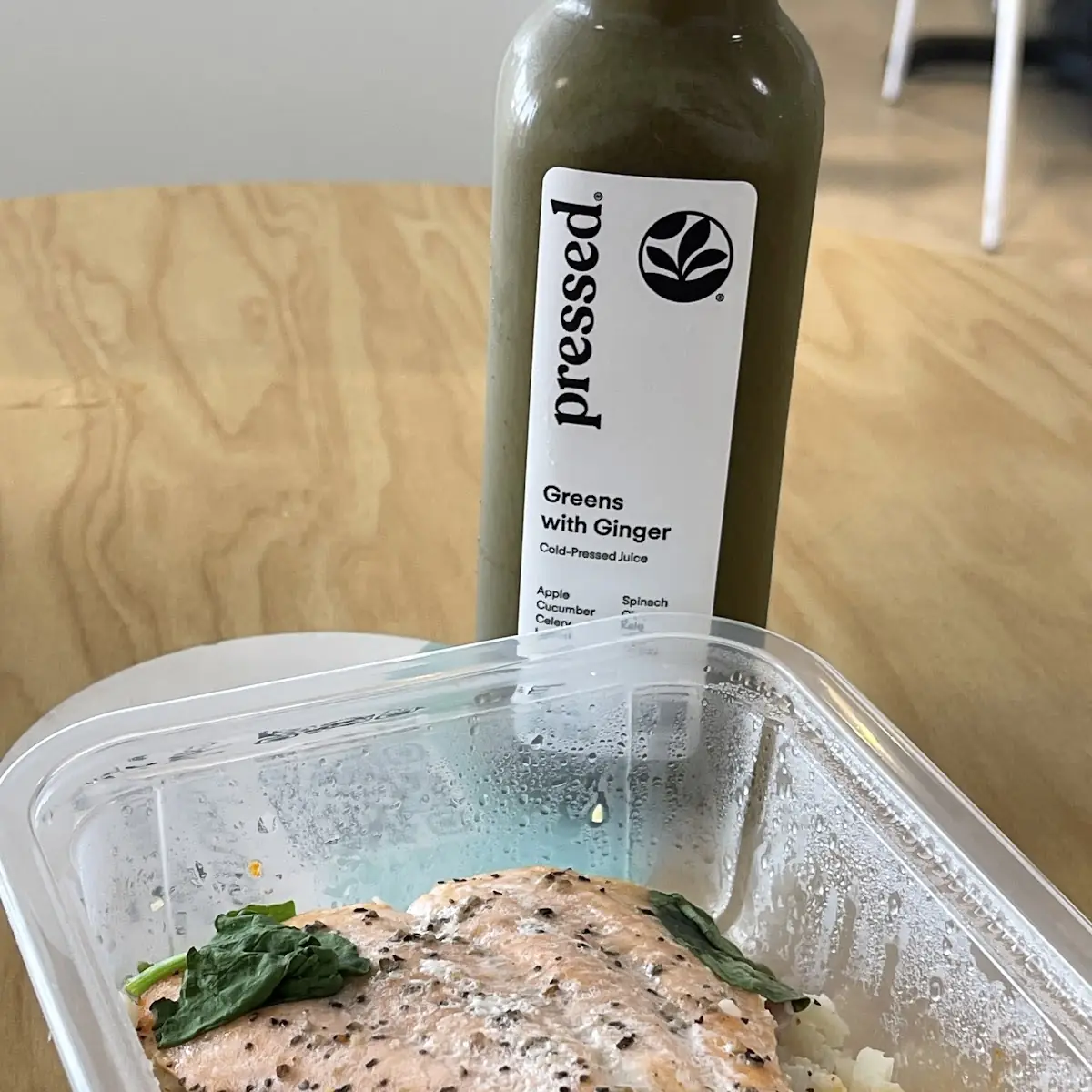 Salmon Salad and Greens