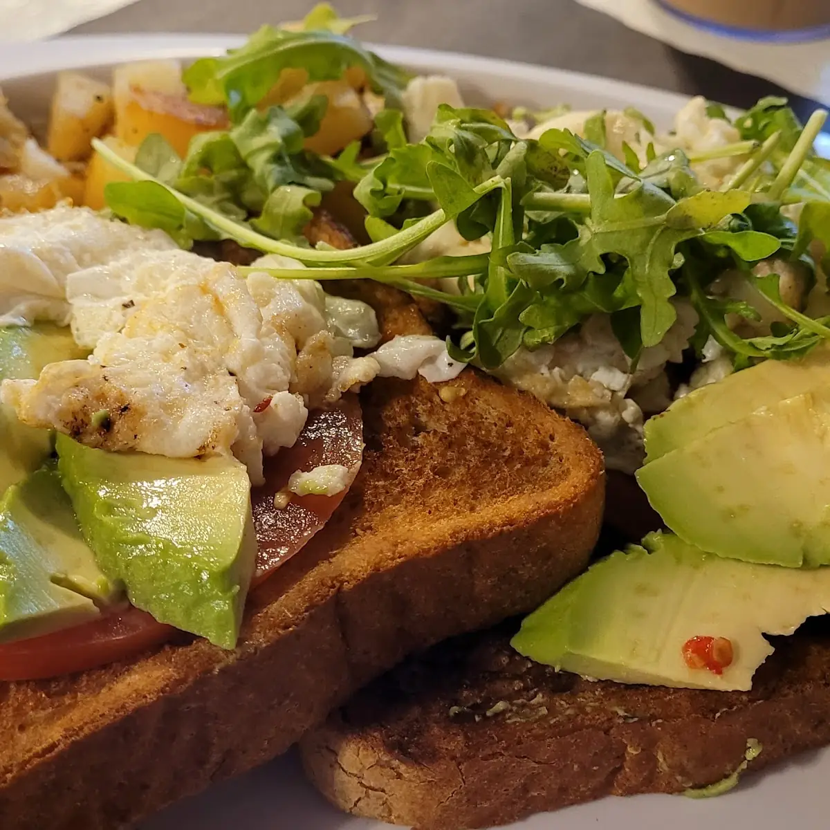 Avocado Toast with Egg Whites