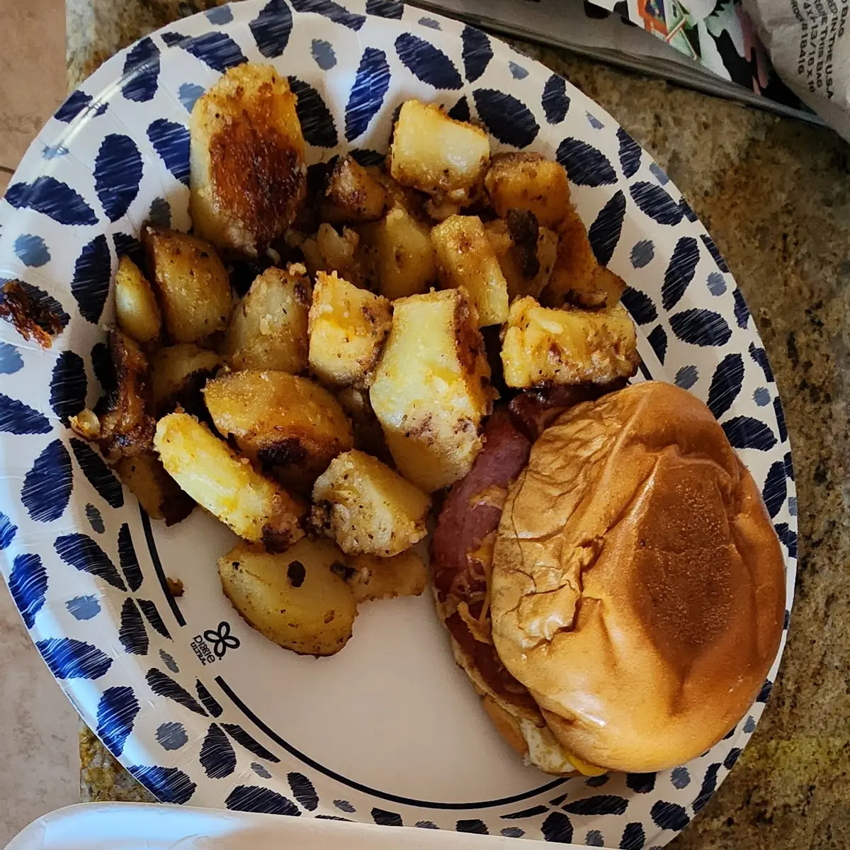 Pork Roll Egg and Cheese Sandwich