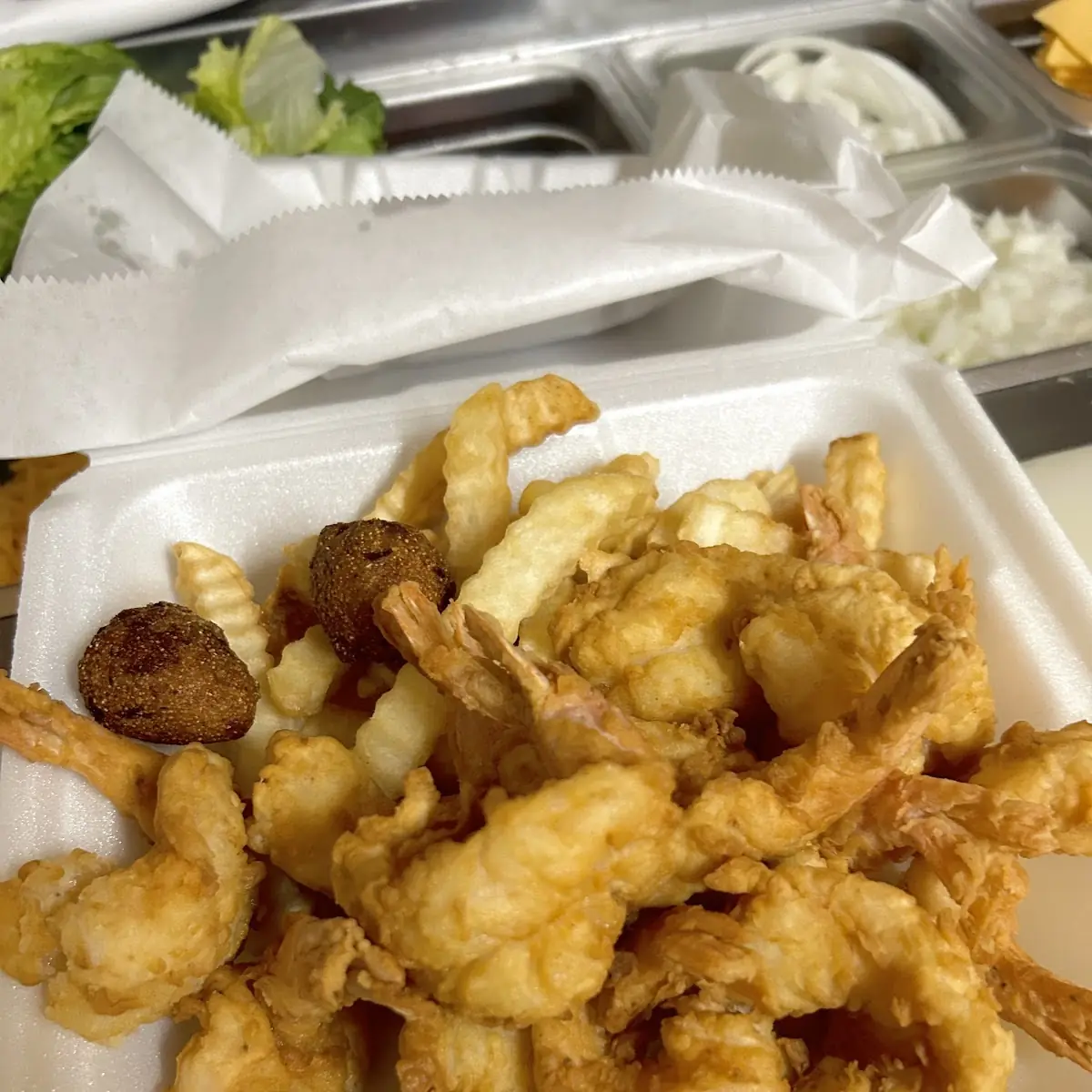 Fried Shrimp Plate
