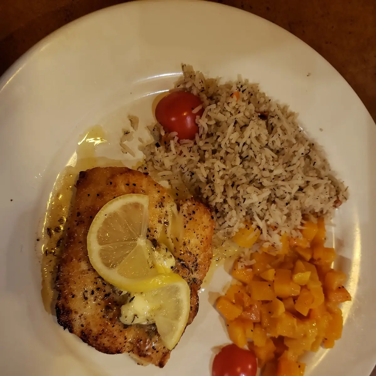 Airline Chicken Beurre Blanc