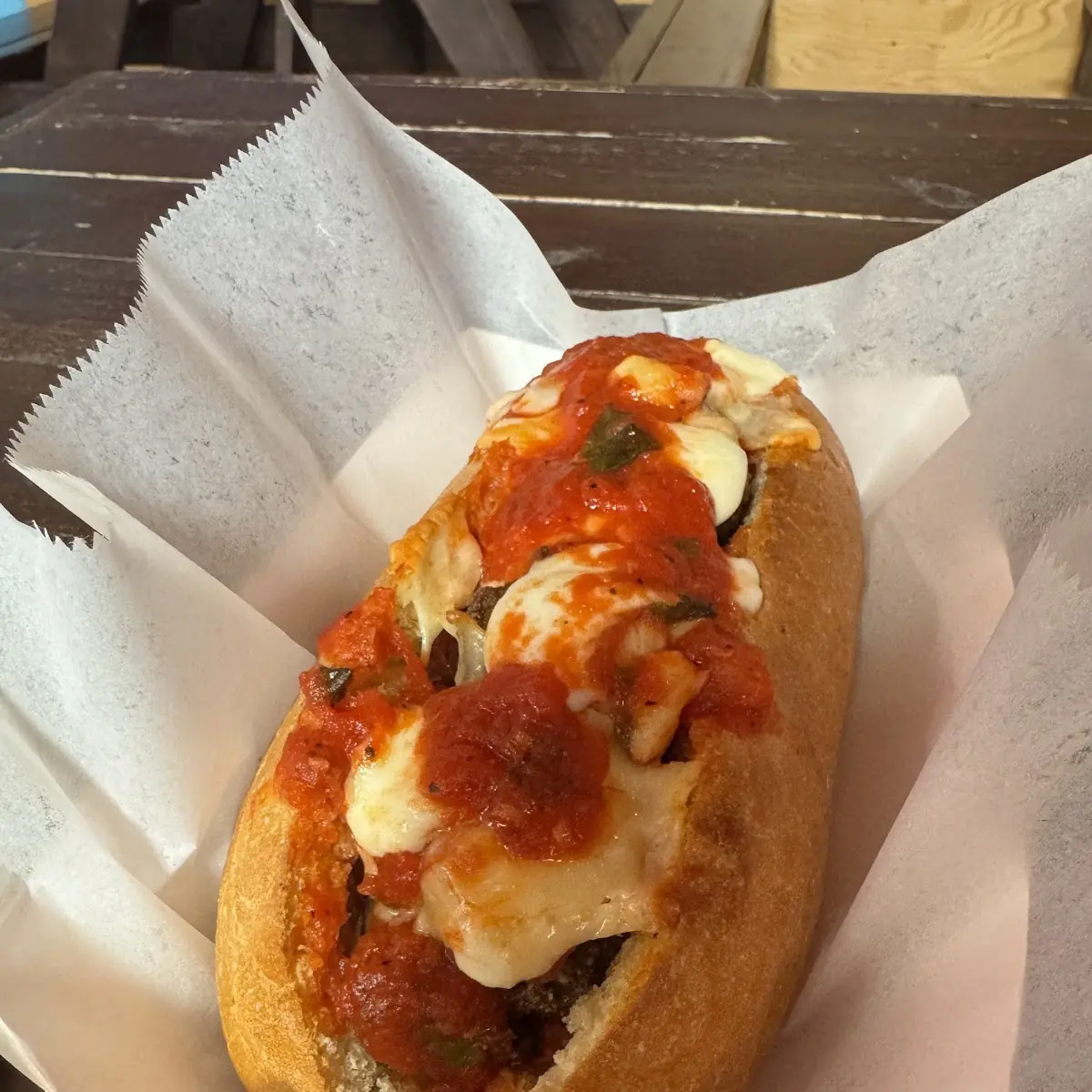 GF Eggplant Parm Sub