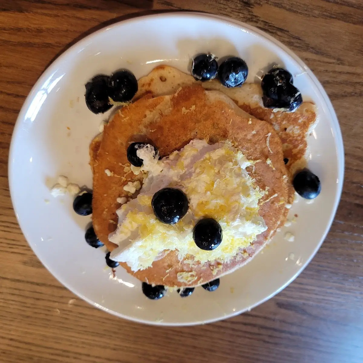 Lemon Blueberry Pancakes