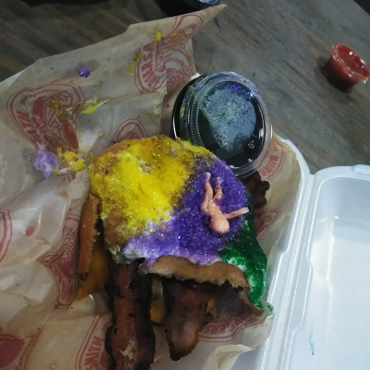 The King Cake Burger