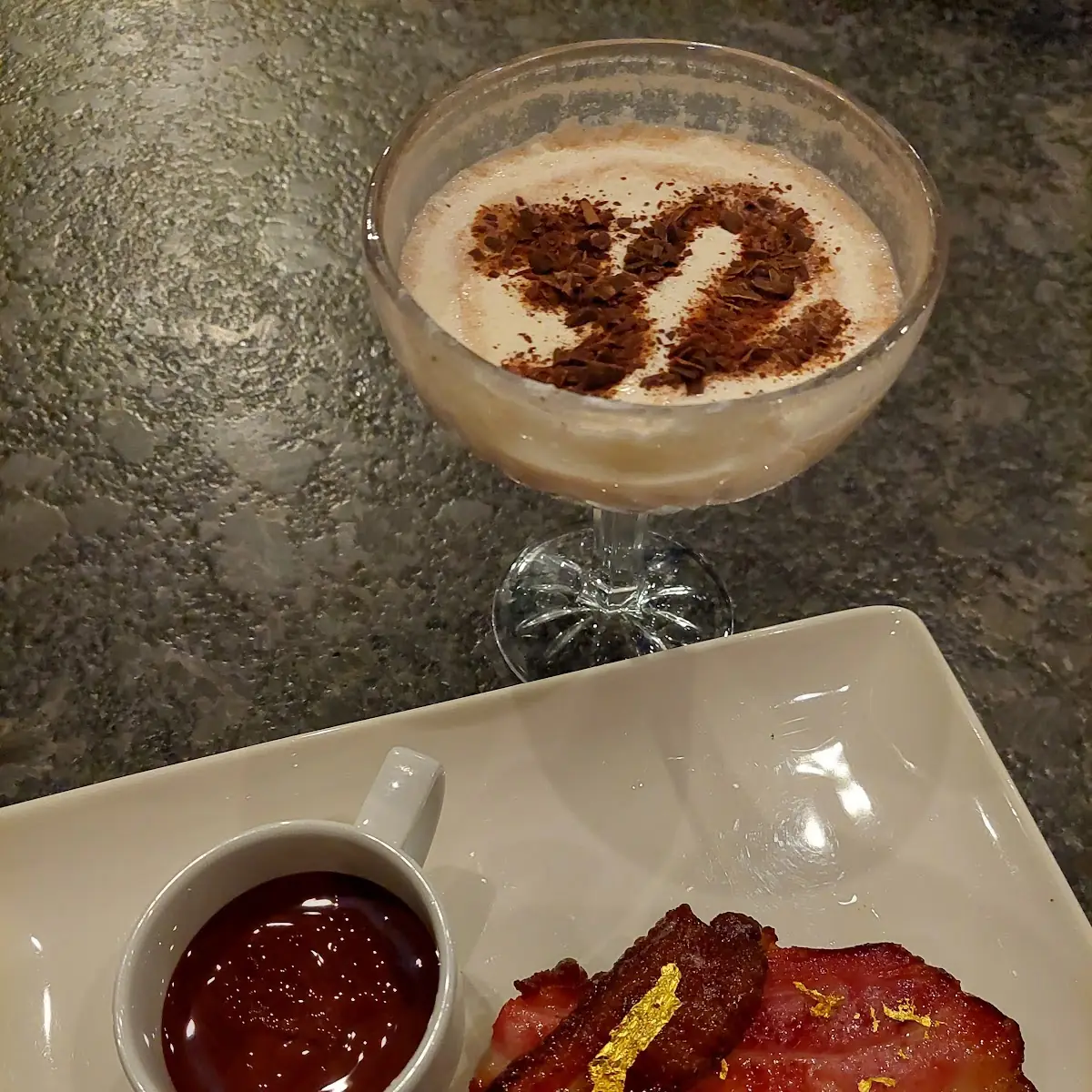 Chocolate Martini & Bacon & Chocolate