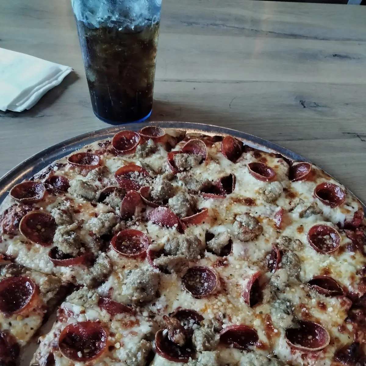Pepperoni and Sausage Pizza