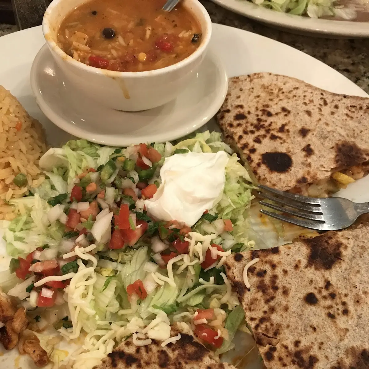 Grilled Chicken Quesadilla