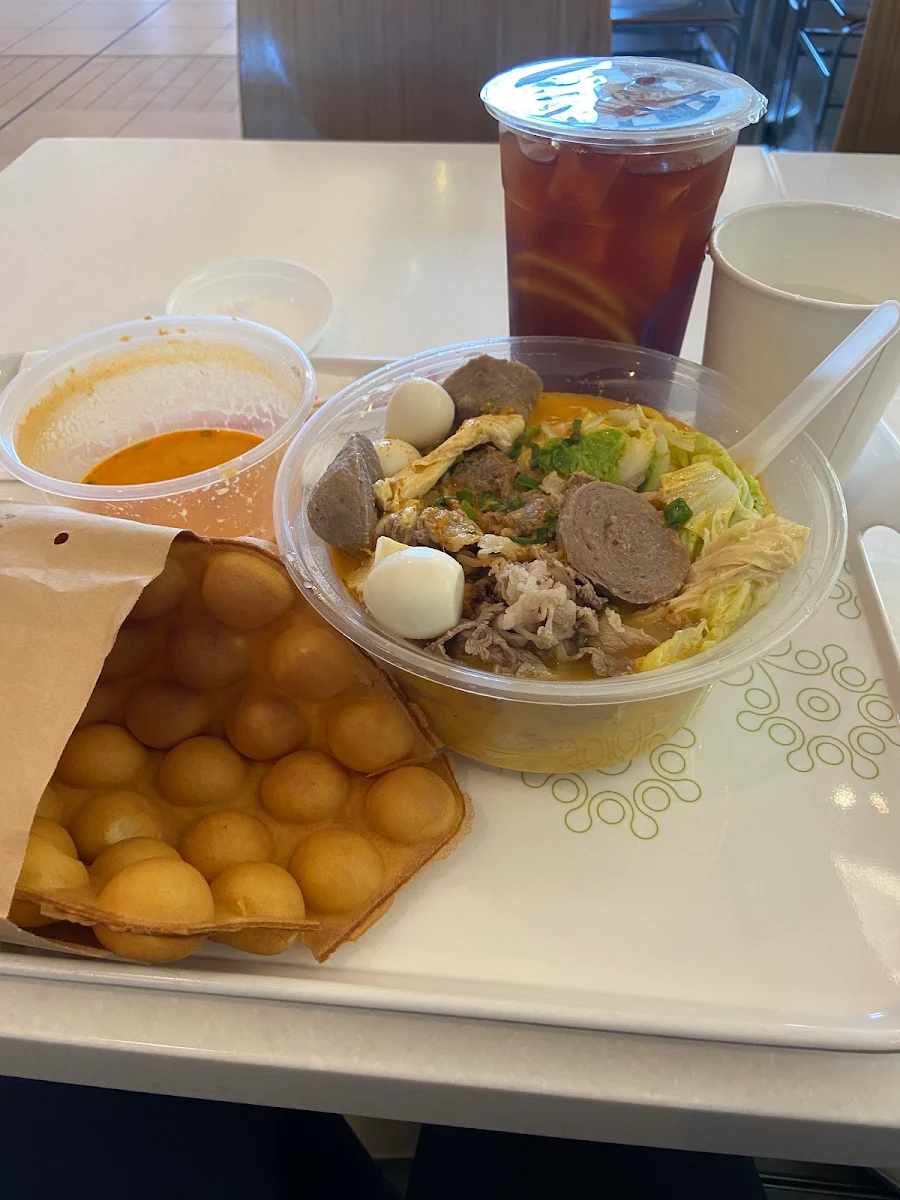 Beef Noodle Laksa Soup
