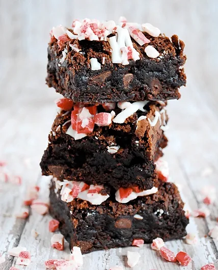 Peppermint Hot Cocoa Brownie