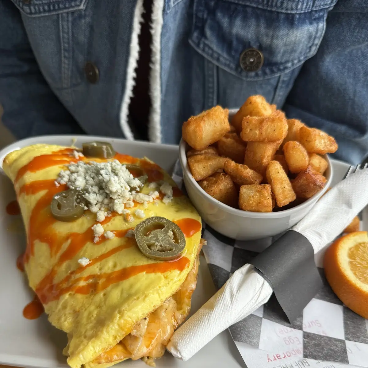 Buffalo Chicken Omelette