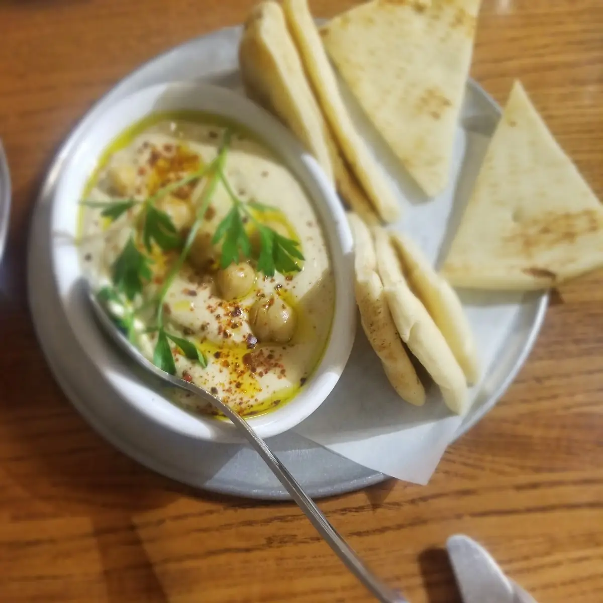 Hummus and Pita Bread