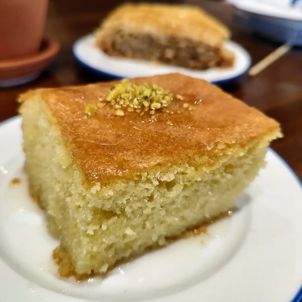 Semolina Cake Slice