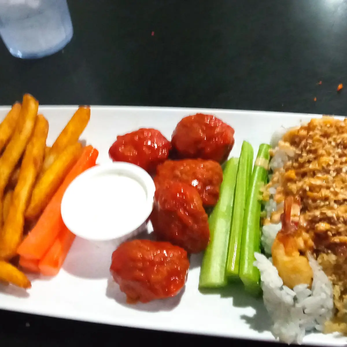 Buffalo Wings and Fries