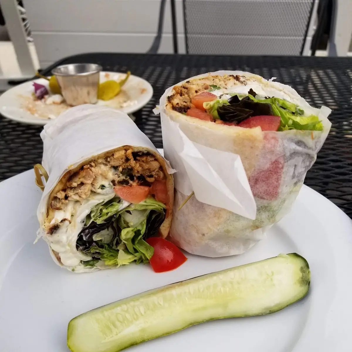 Chicken Gyro Breakfast Wrap