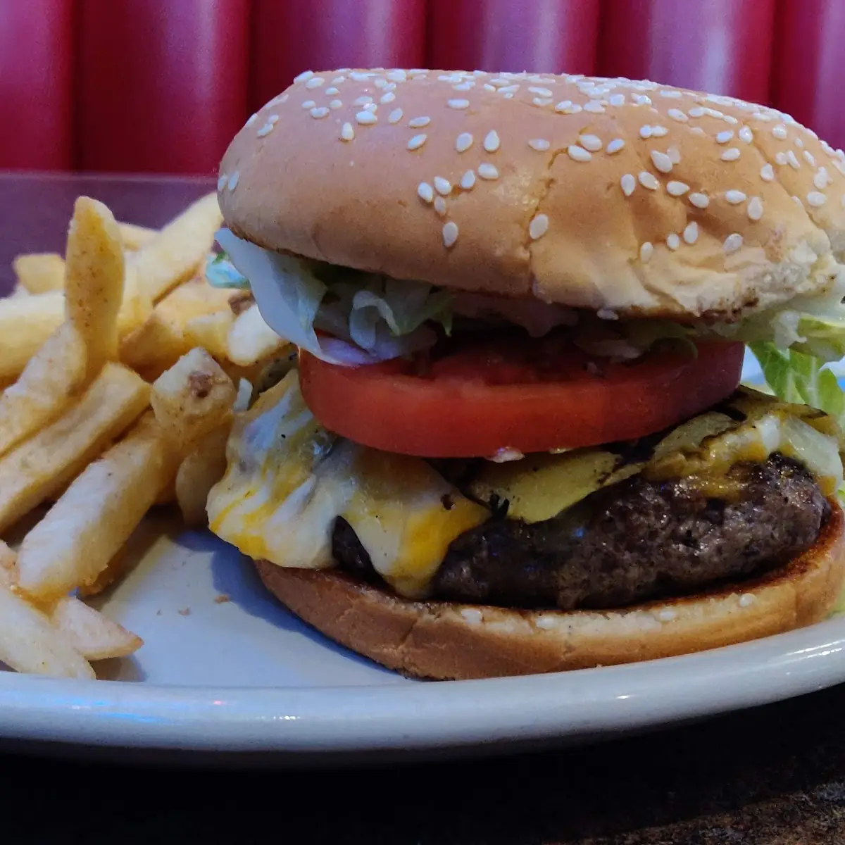 Green Chili Burger