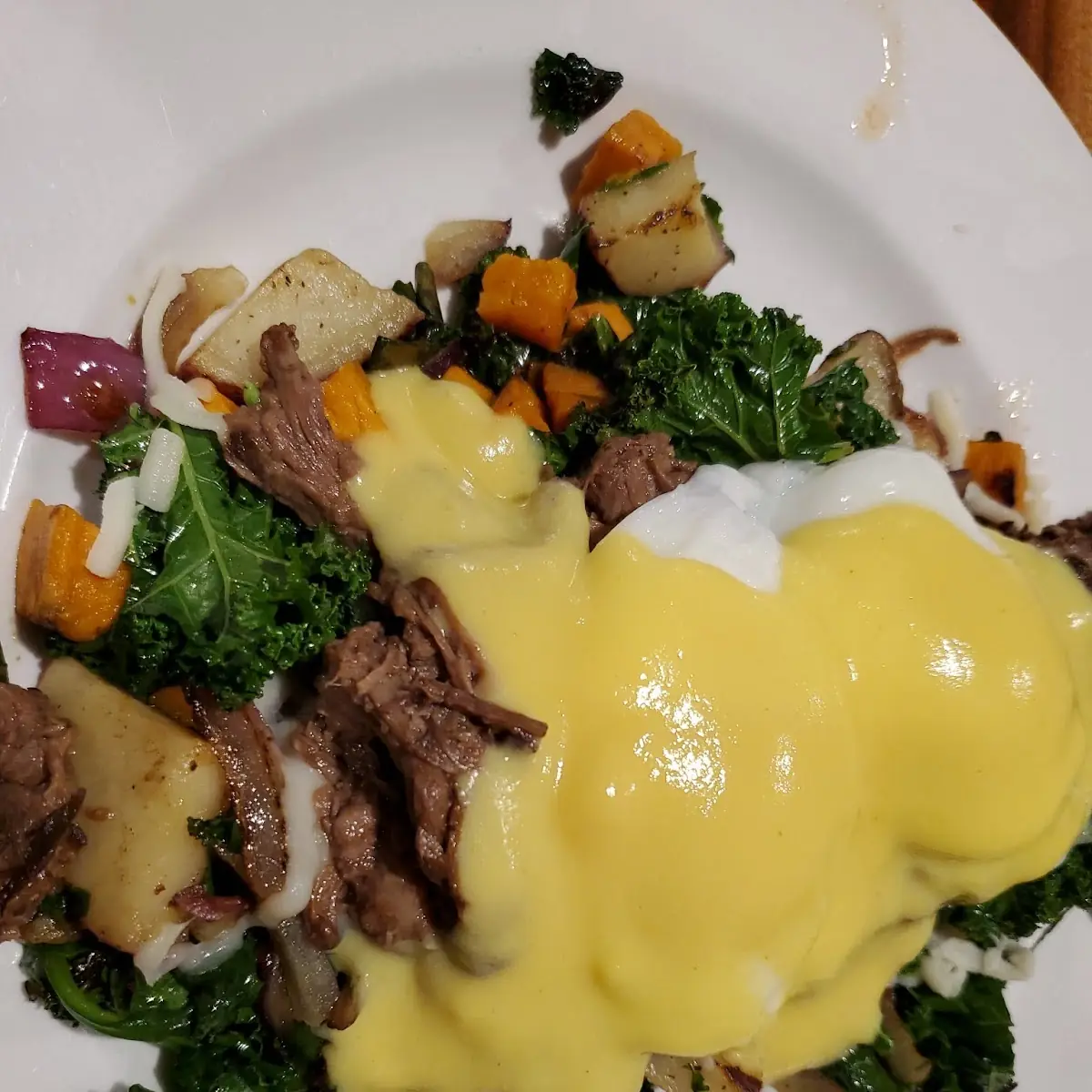 Chop Steak & Eggs