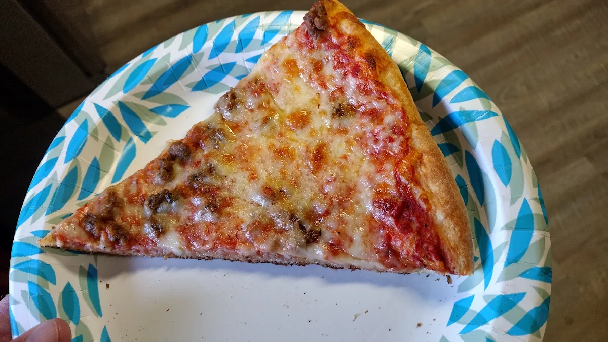 Sausage Pizza Slice