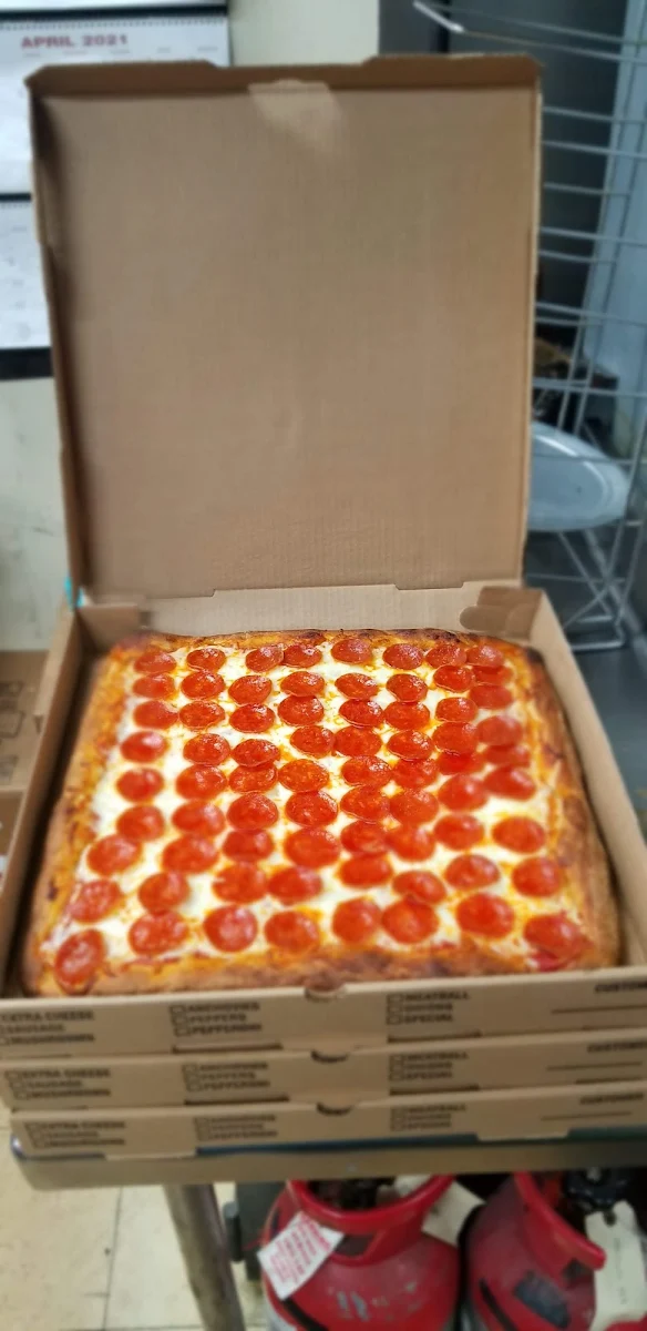 Sicilian Pizza with Pepperoni