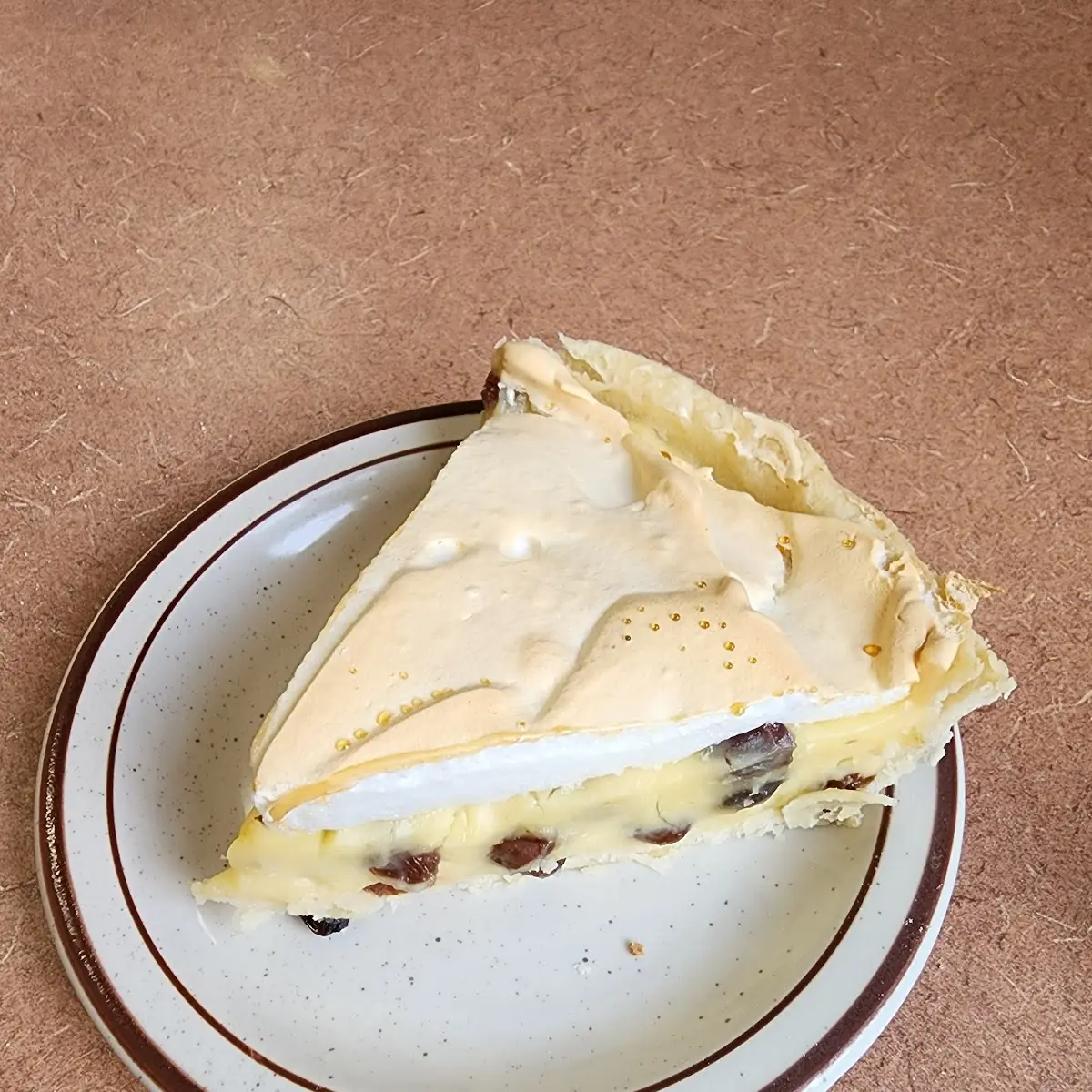 Sour Cream Raisin Pie