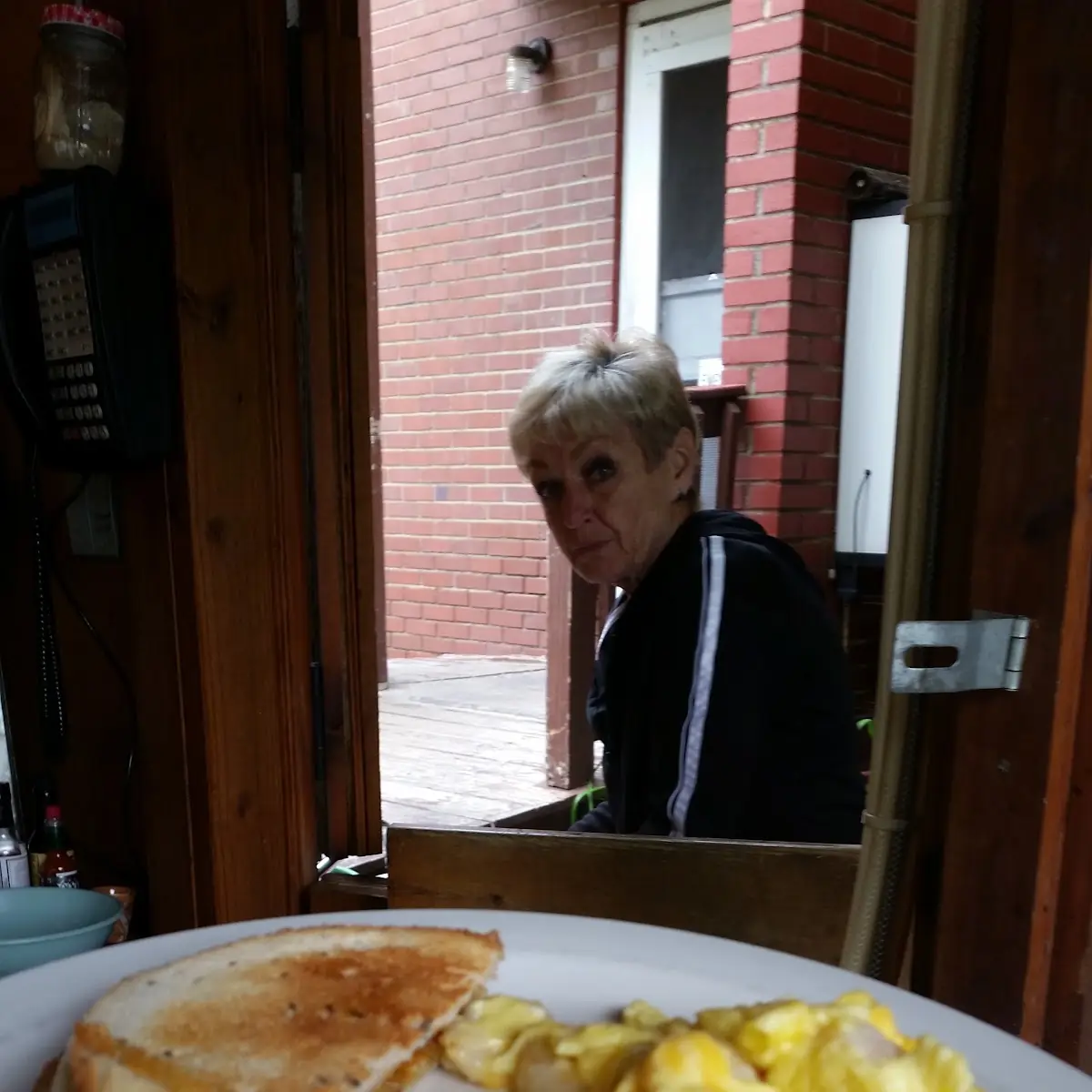Scrambled Egg and Look at the Plate