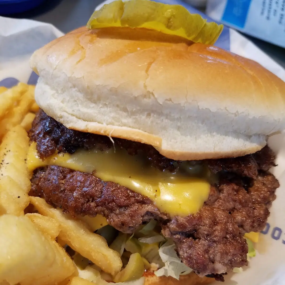 Double Olive Burger