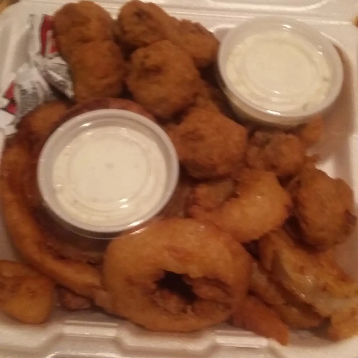 Onion Rings and Fried Mushrooms