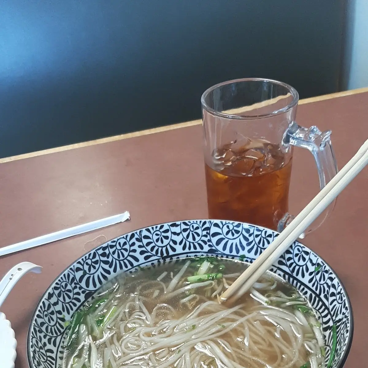 Pho with Unsweetened Tea