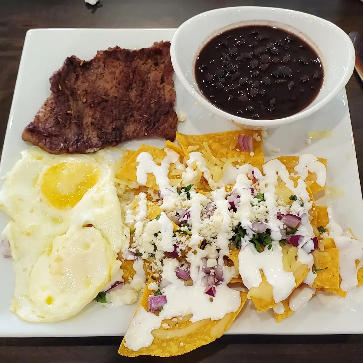Chilaquiles Verdes Verde on the Side