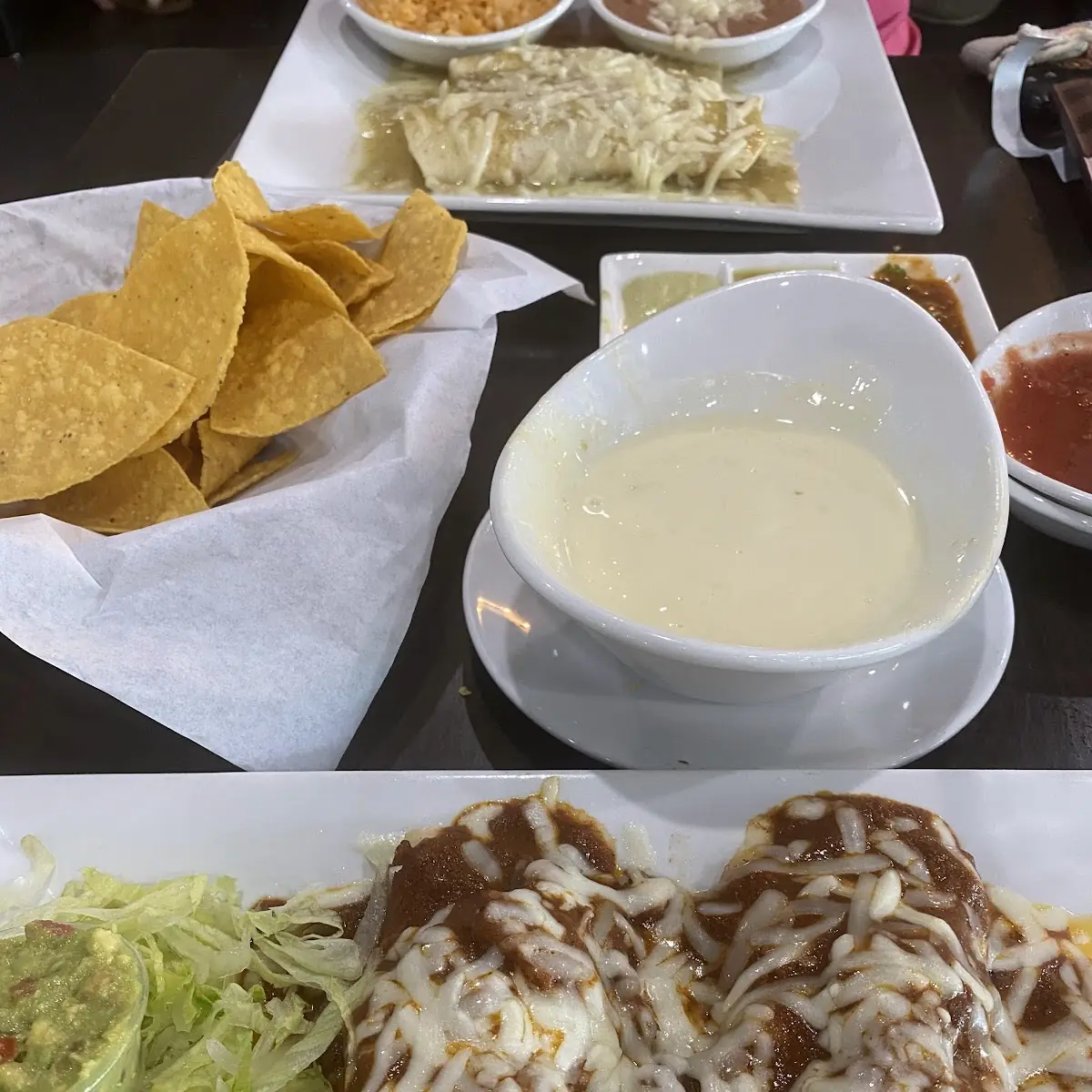 Chips Queso and Salsa