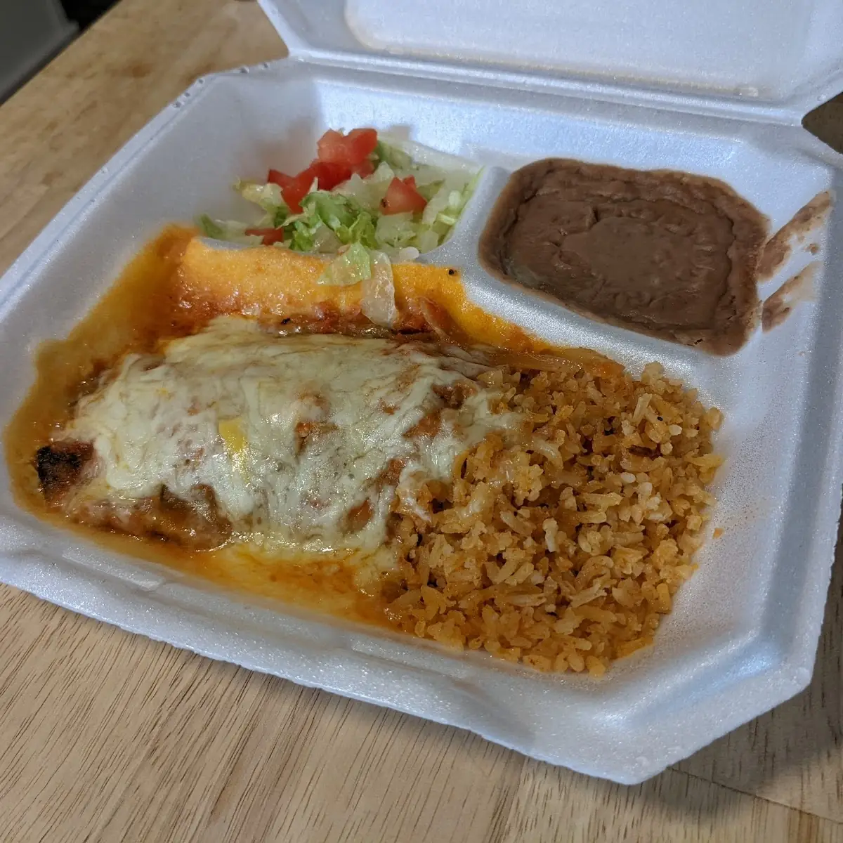 Senior Enchilada Plate
