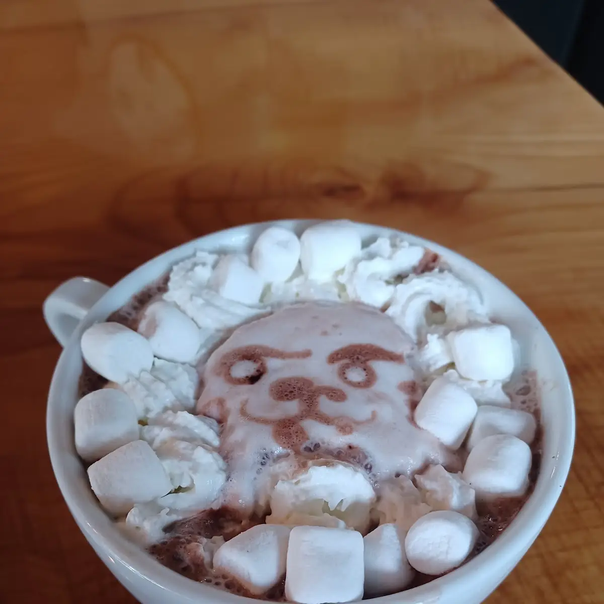 Dark Chocolate Toasted Marshmallow Latte