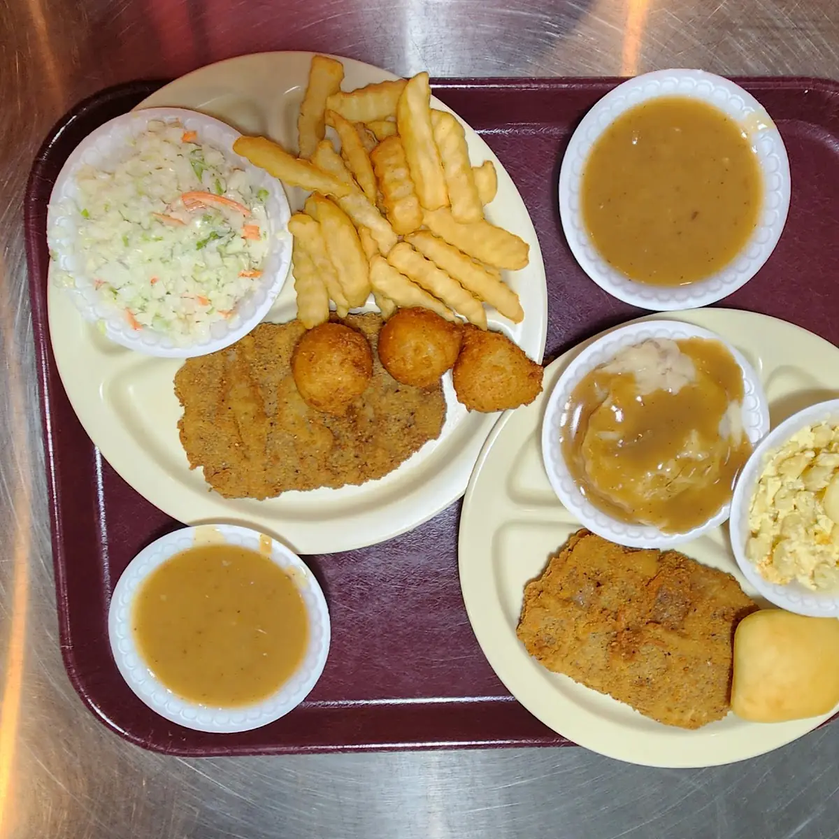Chicken Strips and Chicken Fried Steak Meals