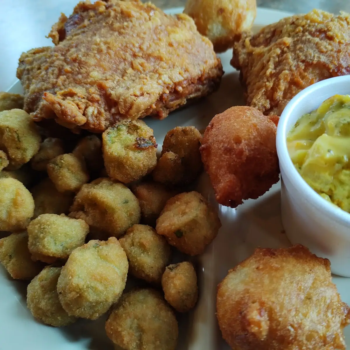 Fried Fish Fillet Hushpuppies